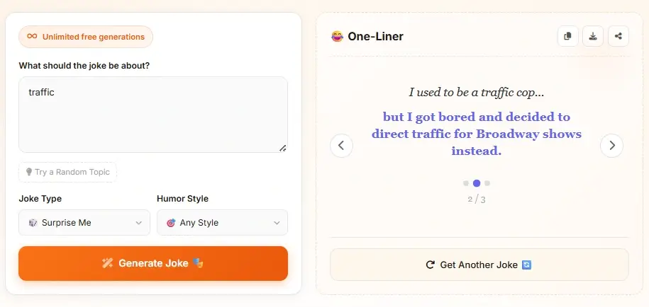 Plusieurs blagues de papa générées avec jeux de mots